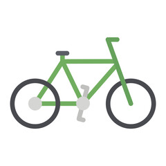 Fototapeta premium Bicycle icon vector image. Can be used for World Environment Day.