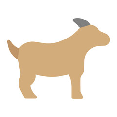 Goat icon vector image. Can be used for Eid al Adha.