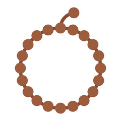 Prayer Beads icon vector image. Can be used for Eid al Adha.