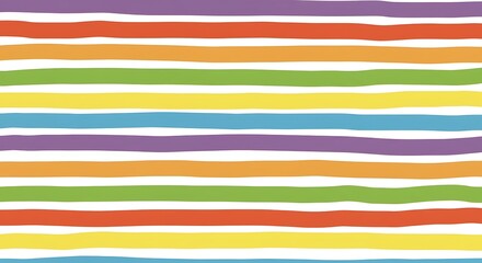Rainbow Scribble Stripes