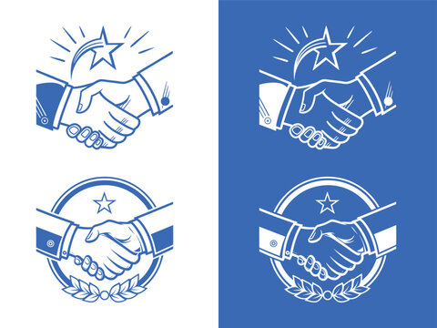 Handshake Logo Design, Partnership Logo Icon, Deal or Agreement Logo, Trust and Connection Symbol, Business Handshake Mark, Agreement Icon Design, Teamwork Handshake Logo, Financial Deal Logo, new 