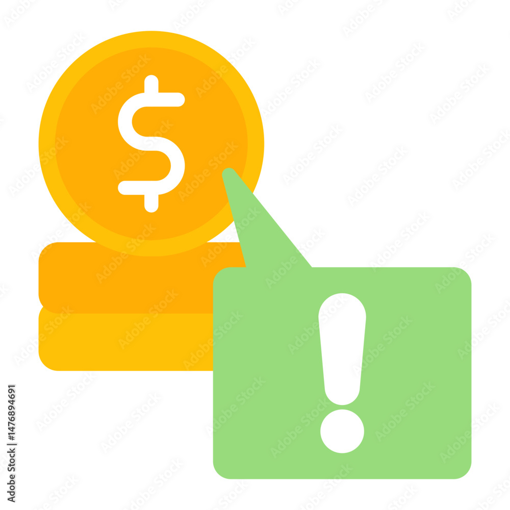 Poster issue icon vector image. can be used for business disruption.