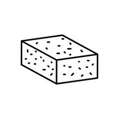 Tempeh vector icons stock illustration