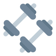 Dumbbell icon vector image. Can be used for Fitness.