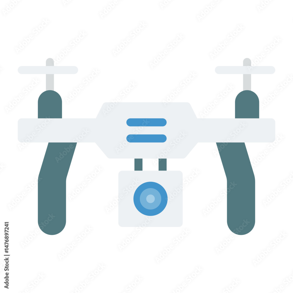 Poster drone icon vector image. can be used for airplane.