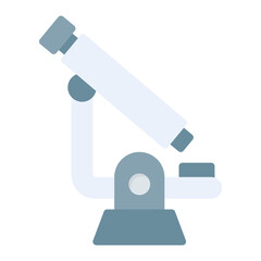 Electron Microscope icon vector image. Can be used for Virtual Lab.