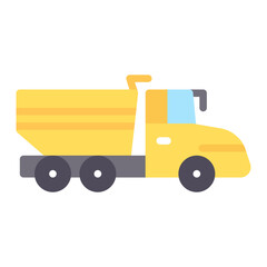 Articulated Hauler icon vector image. Can be used for Construction Vehicles.