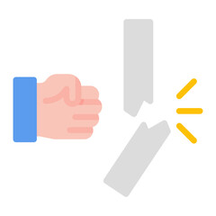 Breakthrough icon vector image. Can be used for Digital Disruption.