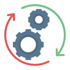 Integration icon vector image. Can be used for Digital Disruption.