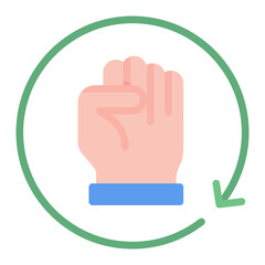 Revolutionize icon vector image. Can be used for Digital Disruption.