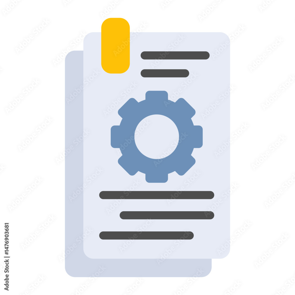 Poster test log icon vector image. can be used for software testing.