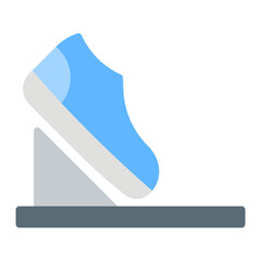 Starting Blocks icon vector image. Can be used for Track and Field.