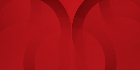 Obraz premium Red abstract background. Dynamic shapes composition. modern eps 10