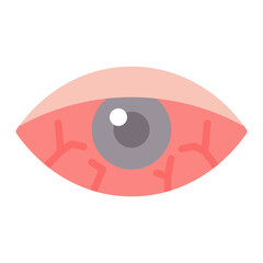 Redness icon vector image. Can be used for Skin Burns.