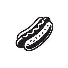 hot dog vector illustration