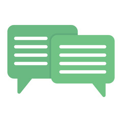 Speech Bubble icon vector image. Can be used for Press Freedom Day.