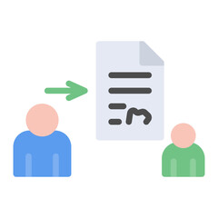 Transfer icon vector image. Can be used for Inheritance.