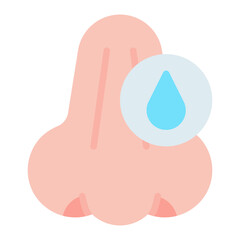 Nosebleeds icon vector image. Can be used for Allergy Symptoms.