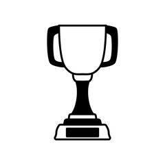 trophy icon, simple flat style, illustration, logo sign symbol pictogram template, for ui or ux isolated on white for mobile app, editable