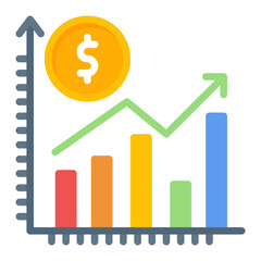Forecast icon vector image. Can be used for Market Research.