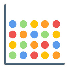 Heatmap icon vector image. Can be used for Market Research.