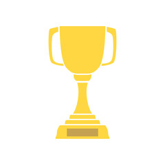 trophy icon, simple flat style, illustration, logo sign symbol pictogram template, for ui or ux isolated on white for mobile app, editable