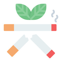 Smoking Cessation Program icon vector image. Can be used for Smoking.