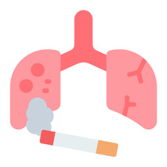 Smoking Effects icon vector image. Can be used for Smoking.