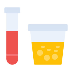 Creatinine Clearance icon vector image. Can be used for Medical Tests.