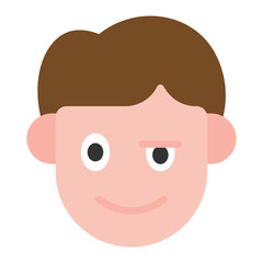 Proud icon vector image. Can be used for Human Emotions.