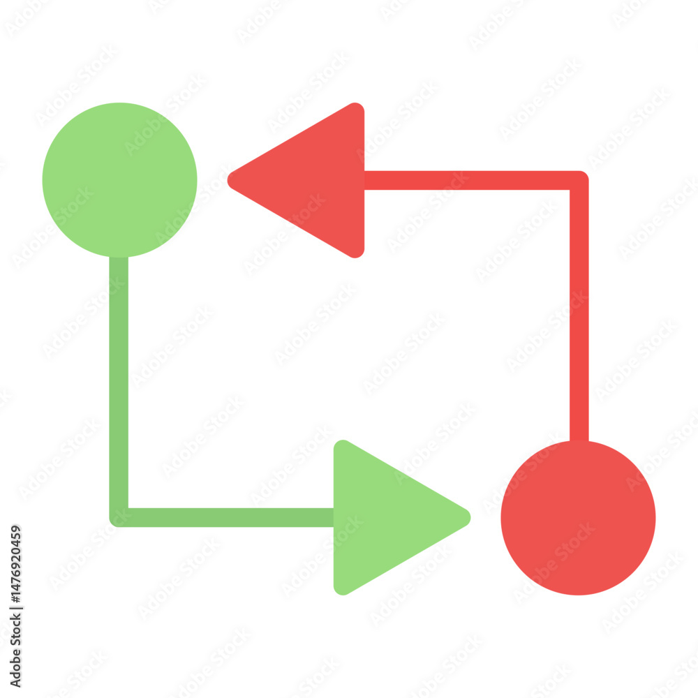 Poster git icon vector image. can be used for data science.