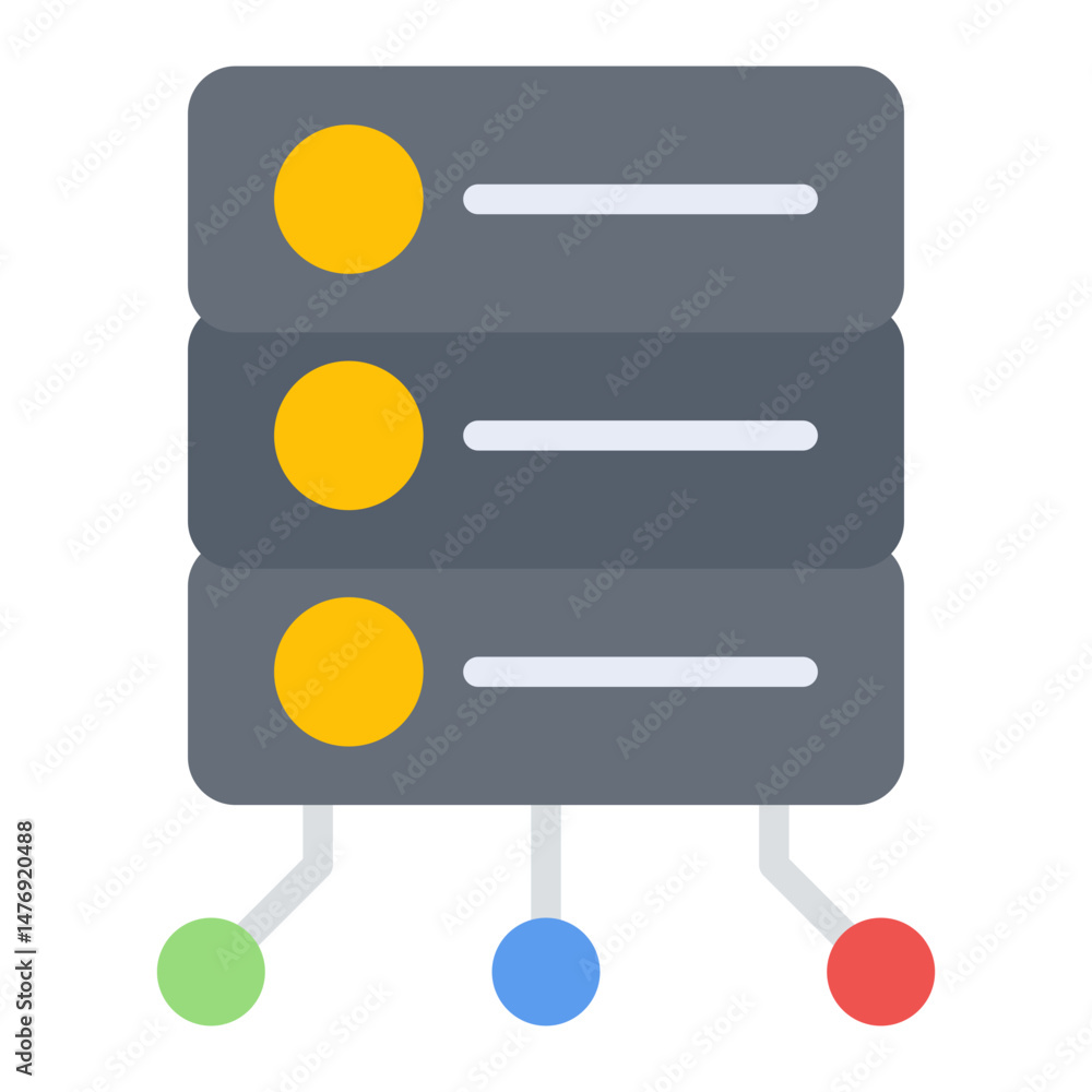 Poster hadoop icon vector image. can be used for data science.