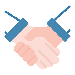 Cooperation icon vector image. Can be used for Data Science.