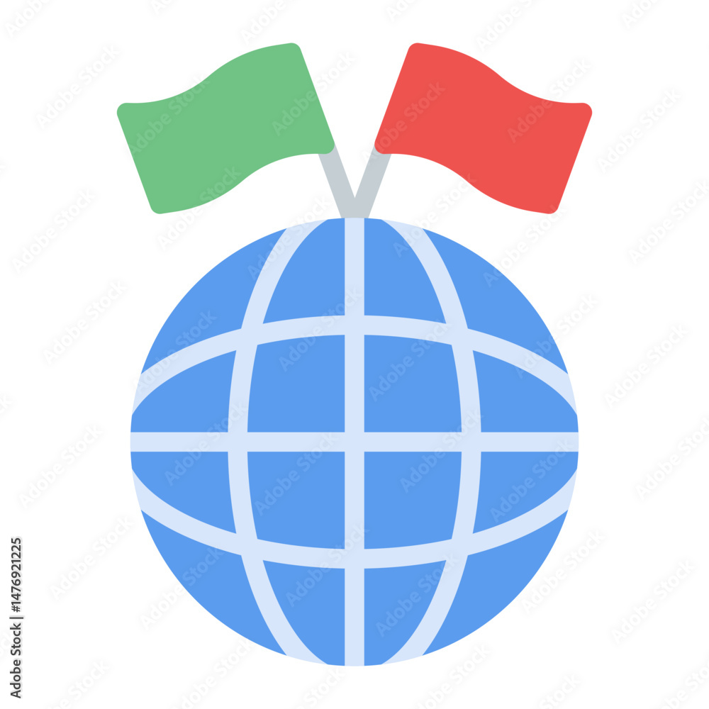 Poster diplomacy icon vector image. can be used for data science.