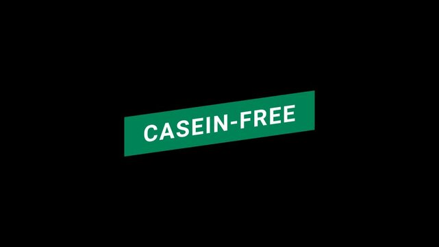 Casein free Green Banner Animation