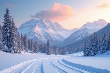 Enchanting Snow Scene