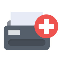 Obraz premium Print Job icon vector image. Can be used for 3d Printing.