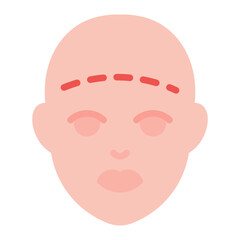 Obraz premium Facelift icon vector image. Can be used for Plastic and Cosmetic Surgery.