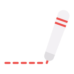 Surgical Markings icon vector image. Can be used for Plastic and Cosmetic Surgery.