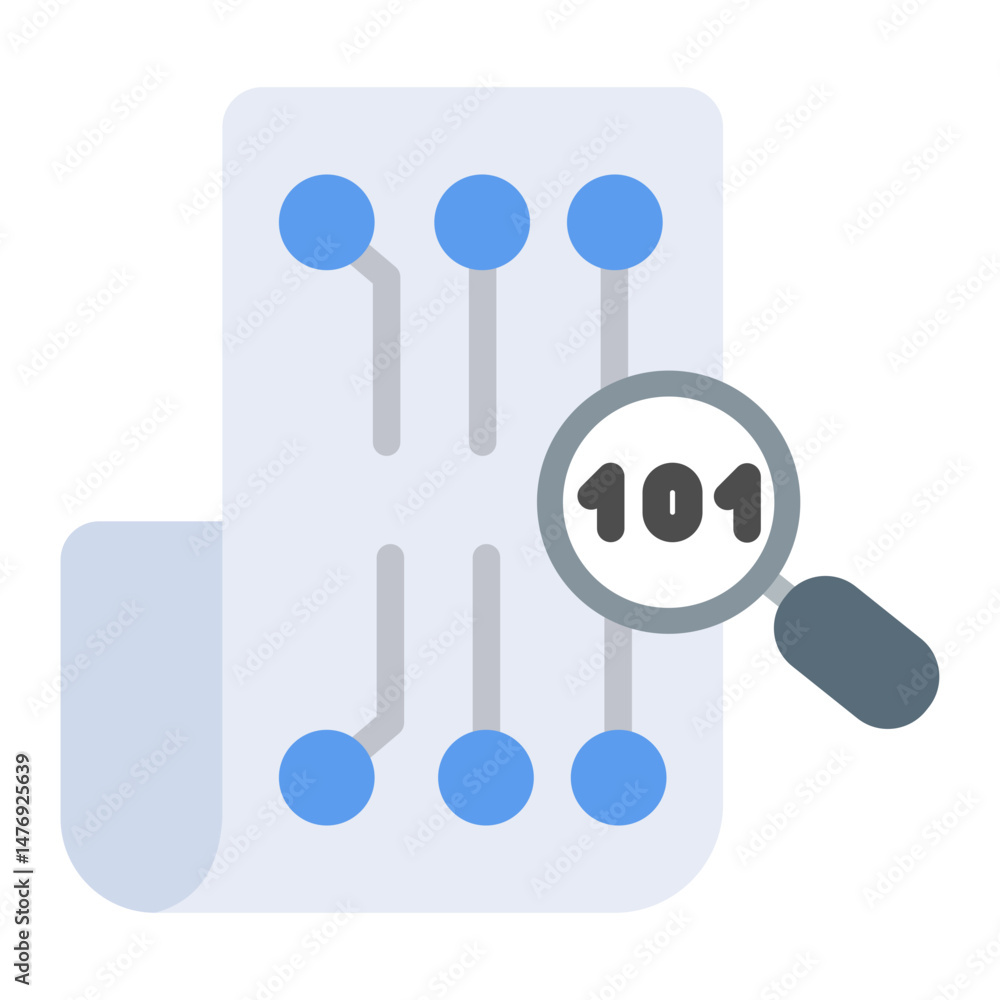 Poster data integrity icon vector image. can be used for business audit.