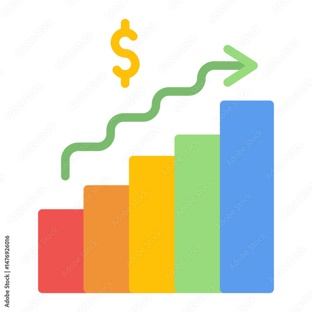 Poster revenue recognition icon vector image. can be used for business audit.