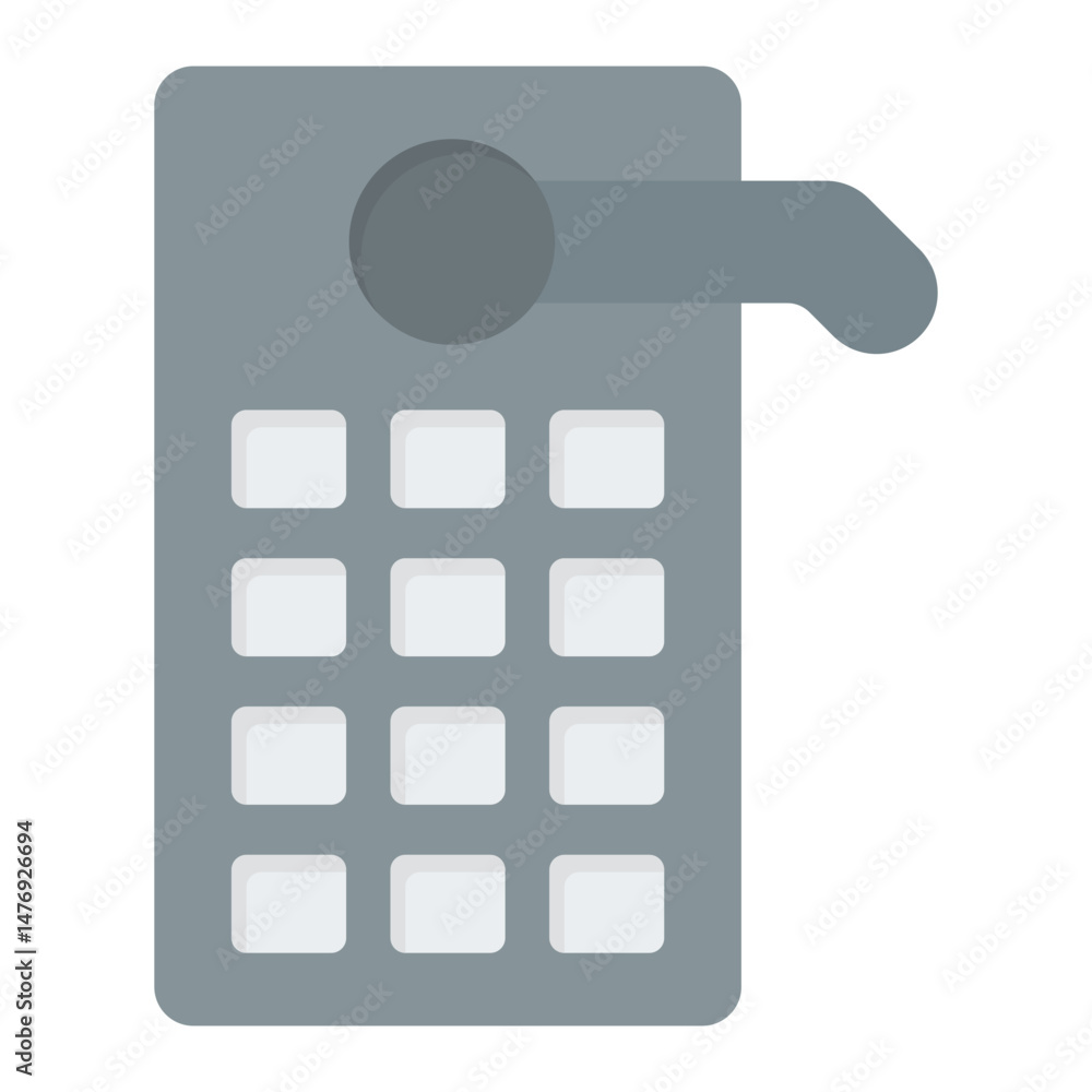 Poster keypad icon vector image. can be used for locksmith.