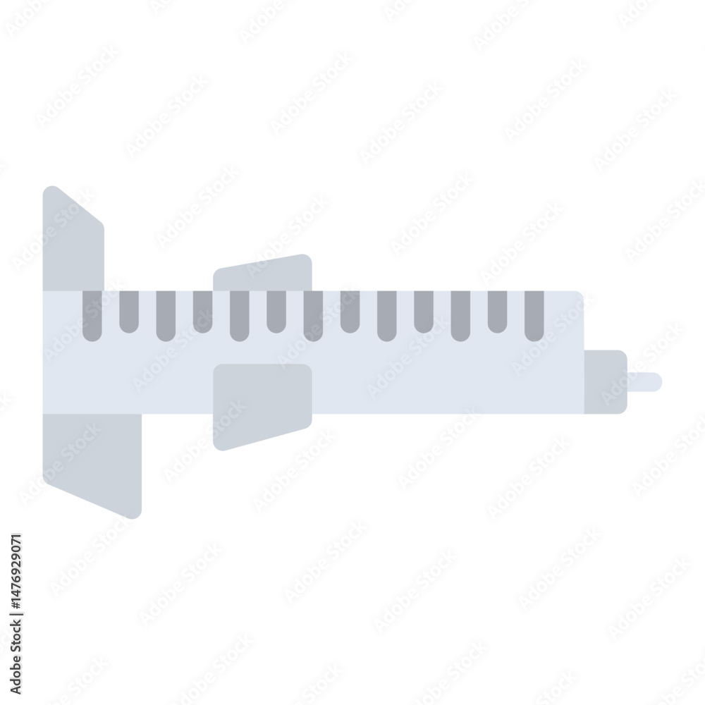 Poster calipers icon vector image. can be used for engineer in mechanics.