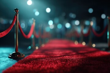 Red carpet event celebration luxury scene