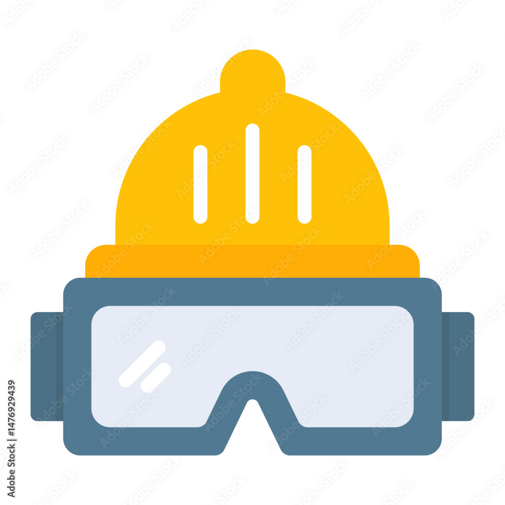Poster engineer glasses icon vector image. can be used for engineer in mechanics.