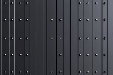 Fototapeta premium Gray metal texture with rivets creating a rugged surface design for industrial or architectural use