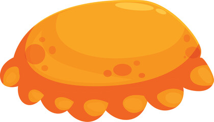 Golden brown, crispy empanada, radiating warmth and promising a burst of flavor