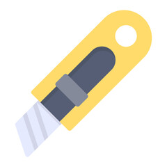 Craft Knife icon vector image. Can be used for Crafting.