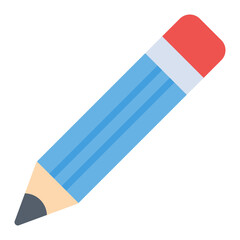 Pencil icon vector image. Can be used for Crafting.
