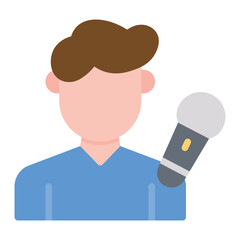 Rockstar icon vector image. Can be used for Rock and Roll.